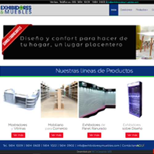 Exhibidores y Muebles